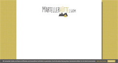 Desktop Screenshot of martellerhuette.com